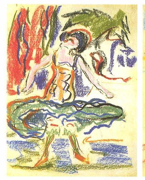 Ernst Ludwig Kirchner Female cabaret dancer